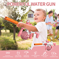 Pistola de Agua Eléctrica de Plástico SCAR, Pistola de Agua Potente Unisex, Super Pistola de Agua, Juguete para Niños