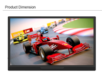 Meilleur vendeur d'usine OEM 15.6 pouces FHD 1920*1080P Moniteur portable compatible avec TV BOX Smart phone Ordinateur portable