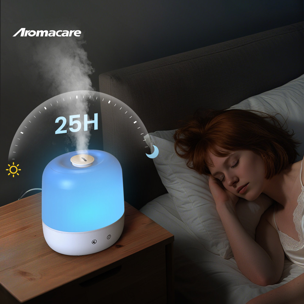 Aromacare 2L Portable Mini Cool Mist Humidifier Plastic Aromatherapy Air Humidifier For Home Room · image 3