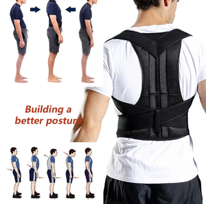 <span class=keywords><strong>Ceinture</strong></span> de soutien dorsal respirante et réglable, nouvelle conception, grande taille, pour femmes et hommes, améliore la posture - Product Image 2