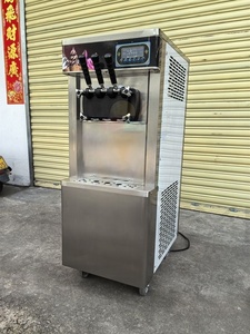 Máquina de Helado Suave de 3 Sabores, Totalmente Automática, de Acero Inoxidable, Alta Productividad, Ahorro de Energía, Comercial - Product Image 2