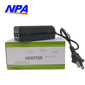 Injecteur PoE Gigabit ANPA 10/100/1000 Mbps Adaptateur Ethernet 48V 60W Sortie CC Connexion par fiche RJ45 ABS <span class=keywords><strong>Plug</strong></span> and Play - Product Image 4