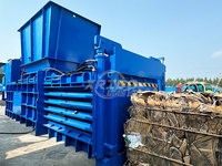 Compacteur horizontal de carton, presse à balles hydraulique pour déchets de carton, de mousse et de papier, et pour PET