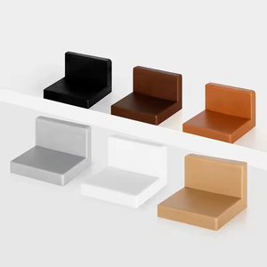 Support mural d'angle GQK pour armoire de cuisine en plastique et acier, support de suspension visible pour meuble - Product Image 6