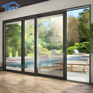<span class=keywords><strong>Puerta</strong></span> <span class=keywords><strong>Corredera</strong></span> de Aluminio a Precio de Fábrica, Puertas Correderas de Vidrio Panorámicas para Jardín <span class=keywords><strong>y</strong></span> Patio - Product Image 1