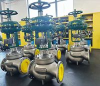 Katup Kontrol Baja Tahan Karat 304 Premium dengan Indikator Batang Naik dan Braket Pemasangan Yoke Tugas Berat