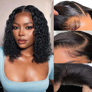 XBL prix direct usine Sdd Bob perruque vietnamien Double dessiné perruques pour les femmes noires cheveux humains sans colle dentelle avant - Product Image 5