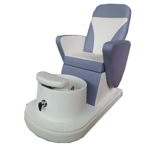 Sillón de Pedicura Eléctrico con Hidromasaje Gris, Spa para Pies - Product Image 5