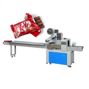 Milk Chocolate Crisp Wafer Granola Fruit Energy Candy Bar Fuit Powerbar <strong>Kit</strong> Snack Size <strong>Kat</strong> <strong>Chunky</strong> Cookie Pouch Packing Machine - Product Image 1