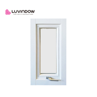 Fenêtre de balcon à balançoire à cadre en aluminium à guillotine personnalisée Nouveau design Fenêtres à battant en aluminium à double vitrage de taille standard et moderne