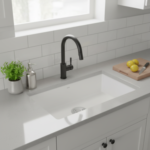 [BAEKJO] Évier en émail 860 blanc haute résistance avec bords renforcés pour une installation stable et une durabilité accrue - Product Image 3