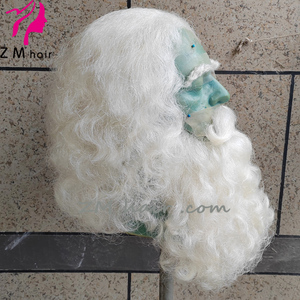 Chất lượng cao chuyên nghiệp Santa tóc giả và râu <span class=keywords><strong>yak</strong></span> tóc - Product Image 2