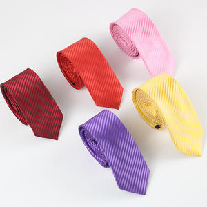 Polyester Fraternity Neck <b>Tie</b> <b>Stripe</b> Basketball Custom Sorority Club Logo Neckties Woven <b>Ties</b> - Product Image 2