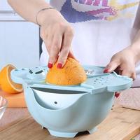 Outils de cuisine Gadgets Mandoline manuelle 12 en 1 Trancheuse à oignons et légumes multifonctionnelle Trancheuse à aliments Coupe-légumes Hachoir