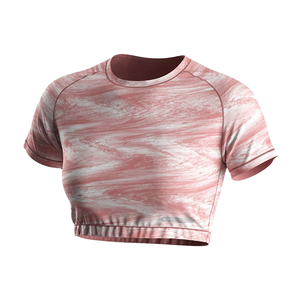 เสื้อครอปท็อปผู้หญิงสั่งทำพิเศษ คุณภาพพรีเมียม แห้งเร็ว ผ้าฝ้าย 100% เป็นมิตรกับสิ่งแวดล้อม สปอร์ต ทรงปกติ ใส่ได้ในฤดูร้อน คุณภาพส่งออก ผลิตตามสั่ง - Product Image 1