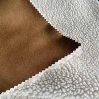 Tissu en daim Sherpa doux 100% polyester de haute qualité pour vêtements Matériau confortable pour gilets