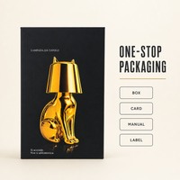 Emballage de lampe de table réutilisable personnalisé de luxe, boîte en carton ondulé recyclé de qualité supérieure, impression offset 4 couleurs, revêtement UV, design écologique