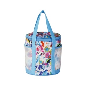 Sac à déjeuner cylindrique rond épaissi OEM/ODM de l'usine Source, sac isotherme professionnel détachable à bandoulière personnalisé - Product Image 2