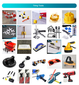 Système de nivellement de carreaux robuste avec cales et clips en plastique réutilisables pour un alignement précis des sols et des murs – Outil de construction - Product Image 4