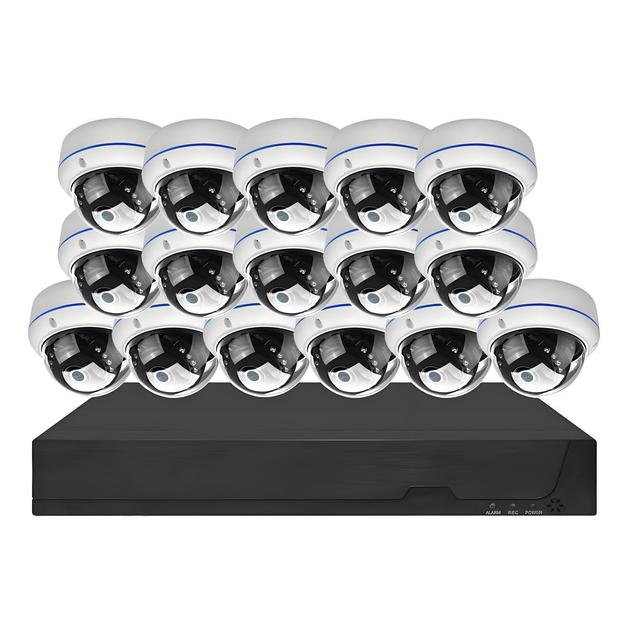 Professional 4K POE IP Camera System NVR Kit 4CH/8CH/16CH 4MP/5MP/8MP Night Vision Wide Angle Face Detection for Business
