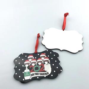 Vente en gros 110*70*3mm Sublimation Mdf Ornements de Noël Forme <span class=keywords><strong>Benelux</strong></span> Ornements en bois - Product Image 1
