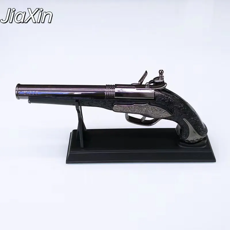 JiaXin Refillable Lighter Jet Flame gun shaped cigarette lighter pistol lighter gun 9mm Gun Lighter for cigarette