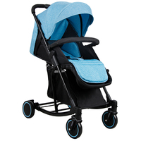 Vente en gros Poussette pour bébé légère et facile à plier Landau à bascule pour nouveau-né Poussette pour bébé avec système de voyage