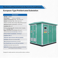 Kiosque de transformateur électronique compact préfabriqué Shenmeng YBP en aluminium et cuivre triphasé pour extérieur européen