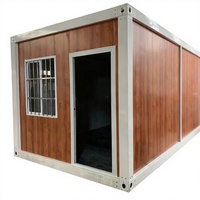 Maison conteneur en acier démontable à plat avec design moderne pour bureau préfabriqué, entrepôt ou chambre à coucher