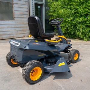 For HT-42 Li Ride-On Lawn Mower Cordless 40V 6AH*6 <b>Battery</b> Self Propelled 38-Inch <b>Flat</b> Blade Grass Box Industrial Grade - Product Image 3
