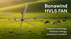 US Stock Industrial <b>Large</b> HVLS Ceiling Fan with High Volume Low Speed Motor for Warehouse Ventilation 3-Year Warranty - Product Image 3