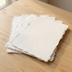 Hojas de Papel Hechas a Mano con Bordes Decorativos Estilo Ángel, Ecológicas y Personalizadas, 150 g/m² o Más, para Papelería de Boda y Fabricantes de Diarios - Product Image 3
