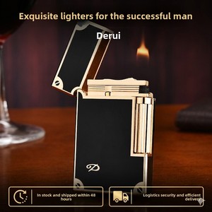 Accendino a Cherosene Derui Lang Sheng di Alta Qualità, Accensione con Un Solo Tasto, Fiamma Regolabile, Design Lussuoso ed Economico, Fiamma Aperta Dolce e Nitida - Product Image 4