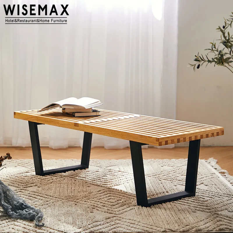 Wisemax móveis clássico para sala de estar, cadeira longa para bancada em casa e quarto