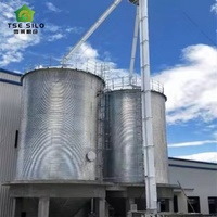Silo à grains galvanisé avec fond conique pour un déchargement rapide et complet des matériaux