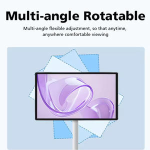 Televisor Inteligente Portátil <span class=keywords><strong>de</strong></span> 21.5 Pulgadas con Pantalla Táctil <span class=keywords><strong>de</strong></span> 10 Puntos y Soporte Ajustable para el Hogar y la Oficina - Product Image 2