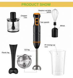 Ensemble d'appareils ménagers portables 4 en 1 Robot de cuisine manuel Mixeur <span class=keywords><strong>à</strong></span> jus Mélangeurs et presse-agrumes Appareil <span class=keywords><strong>à</strong></span> smoothie - Product Image 5