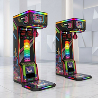 Machine d'arcade de boxe commerciale à monnayeur, testeur de force de frappe, certifiée CE, en plastique, multijoueur, version anglaise