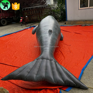 Ballena inflable personalizada para fiesta, globo de 5,5 m de longitud, para publicidad gigante, para Festival, A9872 - Product Image 2