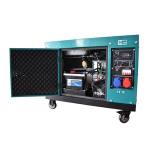 10KW 12.5KVA סופר שקט שקט קירור אוויר לשימוש ביתי ייצור חשמל מיני גנרטור דיזל נייד - Product Image 1