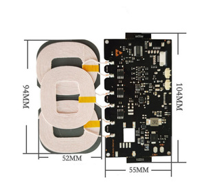 3 cuộn dây tự làm không dây sạc bàn Bàn phụ kiện xe hơi điện thoại di động Qi không dây sạc cuộn mô-đun - Product Image 1