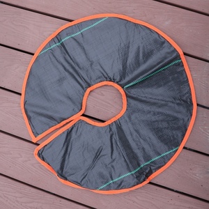 Sac d'arrosage pour arbres de 0 gallon, lot de 2 anneaux d'arrosage, libération lente 1-5 jours, système d'irrigation goutte à goutte automatique pour racines profondes - Product Image 1