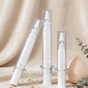 Tube cosmétique vide en plastique PS blanc de 5 ml, 10 ml, 20 ml, flacon pompe sans air pour utilisation avec un scalpel à ultrasons, crème pour les yeux - Product Image 3