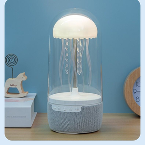 LED Creative Design Jellyfish Atmosphere Night Light Salon Chambre à coucher Décoration Lampe Jellyfish Haut-parleur Bluetooth - Product Image 4