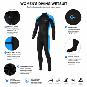 Custom <strong>WoMen</strong> UPF 50+ Quick Dry <strong>Rash</strong> Guard Spandex Compression Long Sleeve Surfing Freediving Snorkeling <strong>Rash</strong> <strong>Vest</strong> Top - Product Image 4