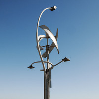 Installation facile éolienne 5 Kw générateur énergie renouvelable éolienne Offre Spéciale de turbine 200 tr/min 5000W système hybride solaire éolien