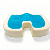 Coussin de siège en gel à mémoire de forme épais, antidérapant, orthopédique, rafraîchissant, portable, personnalisé, pour le bureau et la maison – Vente chaude directe usine