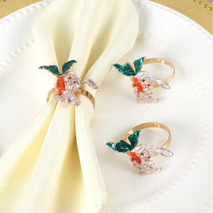 <span class=keywords><strong>Lapin</strong></span> de Pâques étreignant radis rond de serviette hôtel banquet table goutte à goutte huile <span class=keywords><strong>lapin</strong></span> rond de serviette - Product Image 4