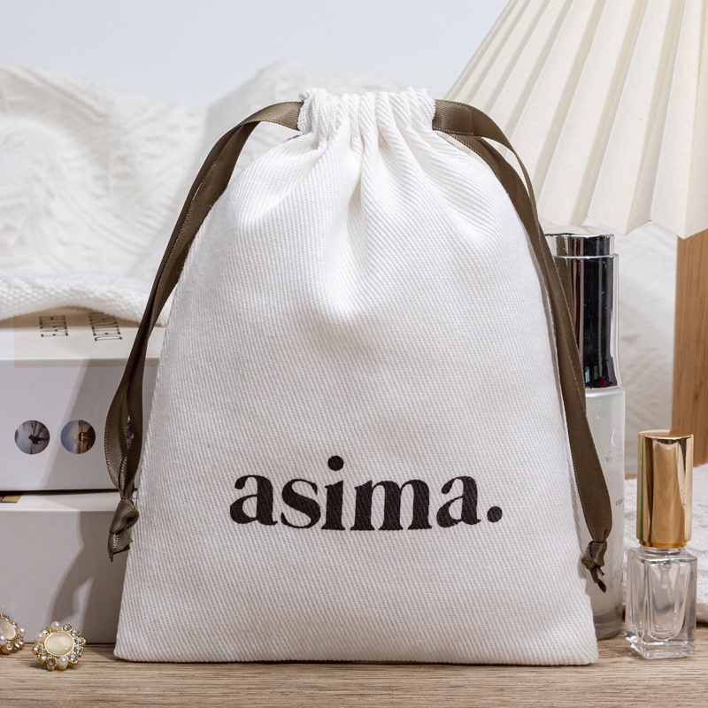 Benutzer definiertes Logo 100% Baumwolle Twill Weiß Kordel zug Beutel Taschen Staub Geschenk verpackung Kordel zug Taschen****^^^^ https://www.siboasi.com