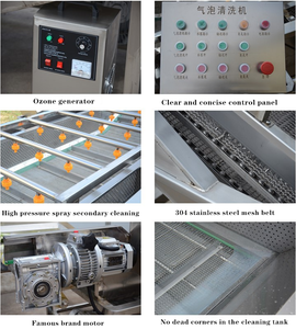 Máquina de Limpieza Automática por Burbujas para Mariscos: <span class=keywords><strong>Pulpo</strong></span>, Pepino de Mar, Carne, Camarones, Caracoles, Pescado, Ostras - Product Image 2